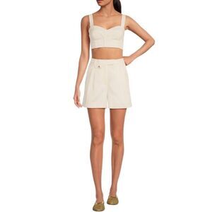 Le' AL.X
Coin Pocket High Rise Pleated
Trouser Shorts